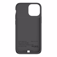 Tech-Protect PowerCase iPhone 12 mini / 13 mini ar 4700mAh portatīvo lādētāju - melna