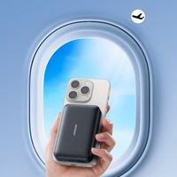 Magnētiskais portatīvais lādētājs Joyroom JR-W020 20W 10000mAh MagSafe + USB-C uz USB-C kabelis 0,25m (melns)