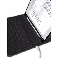 Tech-Protect SC Pen + Keyboard viedtālruņa apvalks ar klaviatūru iPad 10.9" 2022 - melns