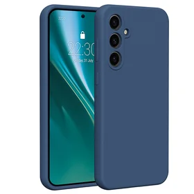 Etteri silikona viedtālruņa apvalks Samsung Galaxy S23 FE tumši zils