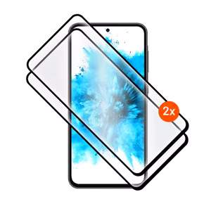 FIXED Full Cover FIXGFADA-1701-BK – rūdīta stikla ekrāna aizsargs – Samsung Galaxy A27 5G, pilna pārklājuma 2.5D, melns