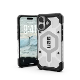 UAG Pathfinder Clear MagSafe Maciņš iPhone 17 - Balts and Gray
