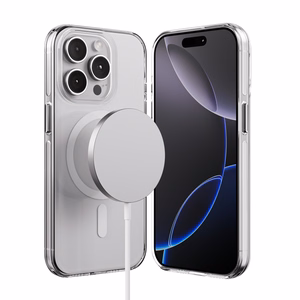 Crong Clear MAG Pro MagSafe vāciņš ierīcei iPhone 15 Pro, caurspīdīgs