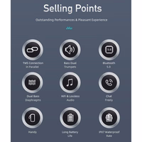 Bluetooth pārnēsājamie skaļruņi Awei Y669 31W melni