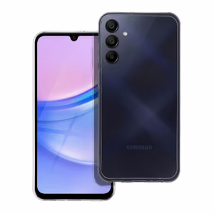 Caurspīdīgs viedtālruņa apvalks 2 mm SAMSUNG A15 5G / A15 4G (kameras aizsardzība) caurspīdīgs