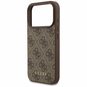 Guess 4G Klasiskais Viedtālruņa apvalks iPhone 17 Pro - brūns