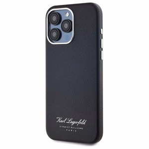 Karl Lagerfeld Hotel RSG viedtālruņa apvalks iPhone 15 Pro Max - melns