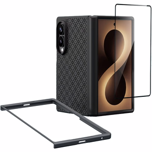 Benks Magnetic Armor Grid Pro Grand Combo maciņš Samsung Galaxy Z Fold 8, melns (C.K.FL.SA.BK.C060)