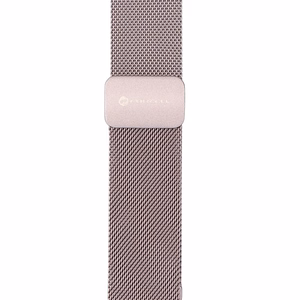 FORCELL F-DESIGN FA14 magnētiskā nerūsējošā tērauda siksniņa APPLE pulkstenim 38 / 40 / 41 mm rozā