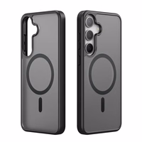 DUX DUCIS viedtālruņa apvalks YIND saderīgs ar MagSafe SAMSUNG S25 melns