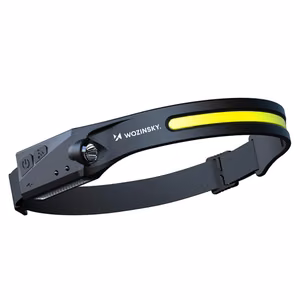 Wozinsky WLC-1200 350lm CREE LED Headlamp IPX4 with Motion Sensor - Black
