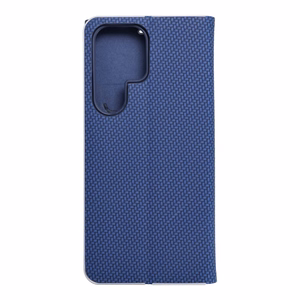 LUNA Book Carbon viedtālruņa apvalks SAMSUNG S23 Ultra zils