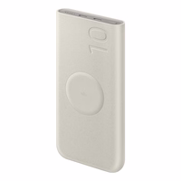 Magnētiskais portatīvais lādētājs Samsung EB-U2510XUEGEU 10000mAh 2x USB-C 25W SFC (smilškrāsas)