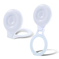 Magnētiskais telefona statīvs ar gaismu saderīgs ar MagSafe L8 balts