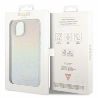 Guess IML Faceted Mirror Disco Iridescent viedtālruņa apvalks iPhone 12/12 Pro - vairākrāsains