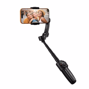 Gimbal ar 3 asu stabilizāciju un tālvadības pulti Hoco K91 melns