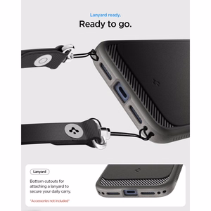 Spigen Rugged Armor MagSafe maciņš iPhone 17 Pro Max / 18 Pro Max, pelēks
