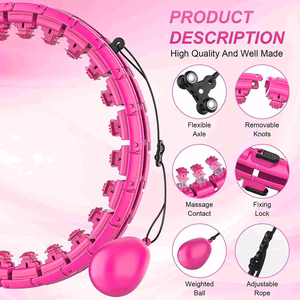 Smart Hula Hoop M2 vingrošanas riņķis, violets