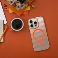 Viedtālruņa apvalks SIMPLY saderīgs ar MagSafe iPhone 15 Pro titāna tuksnesis