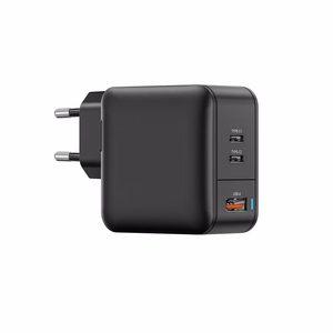 Amazing Thing Sienas lādētājs Thunder Pro GaN EUTH66W - USB + 2xType C - PD 66W melns
