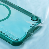 Nillkin Iceblade Prop magnētiskais viedtālruņa apvalks ar kameras vāciņu un statīvu iPhone 16e - zaļš