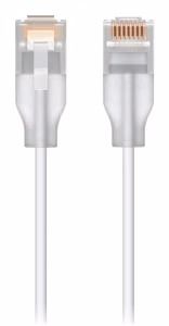 Ubiquiti UACC-Cable-Patch-EL-1M-W tīkla kabelis caurspīdīgs, balts Cat6