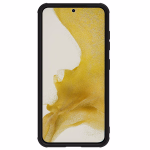 Nillkin CamShield Leather S viedtālruņa apvalks Samsung Galaxy S23+ ar kameras vāciņu melns