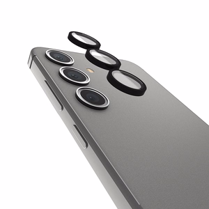 Case-Mate Aluminum Ring Lens Protector kameras lēcu aizsargstikls ierīcei Samsung Galaxy S24+, melns