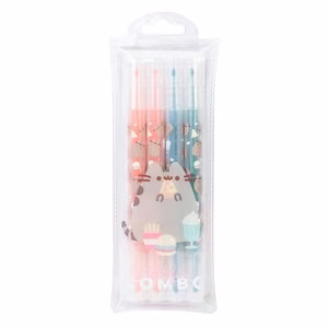 Pusheen Foodie Collection divpusējo flomāsteru komplekts, 4 gab.