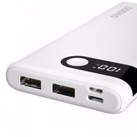 Portatīvais lādētājs Dudao "K9 Pro" Melns 10000mAh (2xUSB / Type-C / MicroUSB) (LED displejs)