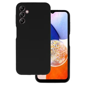 Tel Protect Silikona Premium viedtālruņa apvalks Samsung Galaxy A14 4G/5G Melns