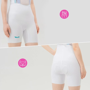 Rockbros YDDK017-1 TVI Women's Cycling Shorts with Bib and Pad Size S - White