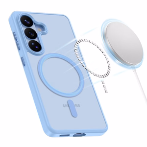 Tech-Protect Magmat MagSafe maciņš priekš Samsung Galaxy S26 - matēti zils