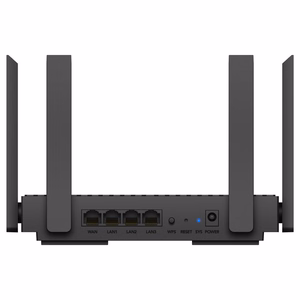 Cudy WR1500 bezvadu maršrutētājs Gigabit Ethernet divjoslu (2.4 GHz / 5 GHz) melns