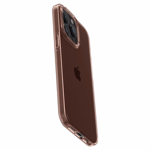 Spigen Crystal Flex viedtālruņa apvalks iPhone 15 Pro Max - rozā/caurspīdīgs