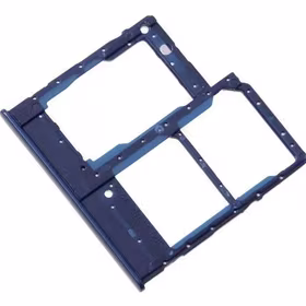 SIM card holder Samsung A202 A20e 2019 Blue original (service pack)