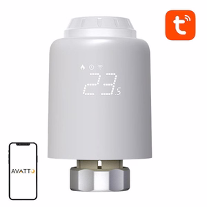 Viedais termostats radiatora vārsts Avatto TRV07 Zigbee 3.0 TUYA