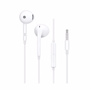 Vadu austiņas Jack 3,5 mm Oppo MH135 bez iepakojuma baltas