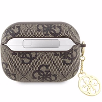 Guess 4G Charm Collection macins AirPods Pro / Pro 2 (2022/2023) - bruns