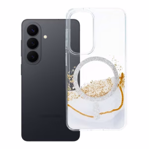 Чехол Golden с поддержкой MagSafe для Samsung S24 / S25, белый