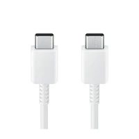 Samsung EP-DX310JWE USB-C - USB-C 3A 1.8m kabelis (lielapjoma – aizstājējiepakojums) – balts