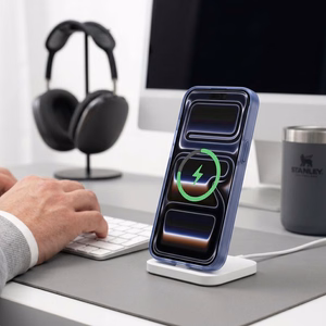 Tech-Protect MagZero MagSafe maciņš modelim iPhone 17 Pro / 18 Pro – matēts tumši zils