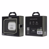 Audi IML ģeometrisks raksts AirPods 3 apvalks - balts