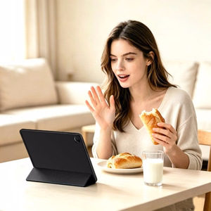 Tech-Protect SmartCase maciņš ar pildspalvu Xiaomi Redmi Pad 2 9.7" - melns