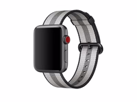 Siksniņa APPLE WOVEN NYLON APPLE WATCH MQVR23ZM/A 42MM melns ORIĢINĀLAIS IEPAKOJUMS