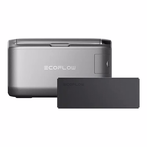 Komplekts: EcoFlow Glacier 35L portatīvais ledusskapis + 298Wh baterija.