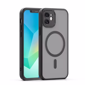 Mag Matt maciņš iPhone 12 6,1" melns