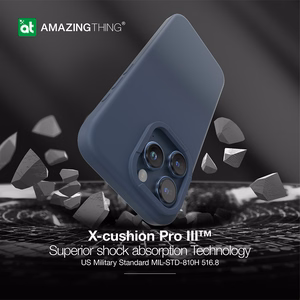 Amazing Thing Smoothie Magsafe apvalks 8FT IP156.7PSMBU Iphone 15 Pro Max tumši zila
