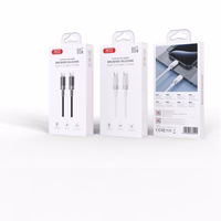 XO kabelis NB-Q282B PD USB-C - USB-C 1,0m 60W melns