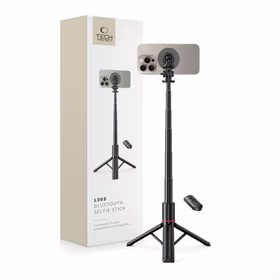 TECH-PROTECT L06S MAGSAFE BLUETOOTH SELFIJU NŪJA AR TRIJKĀJI MELNS